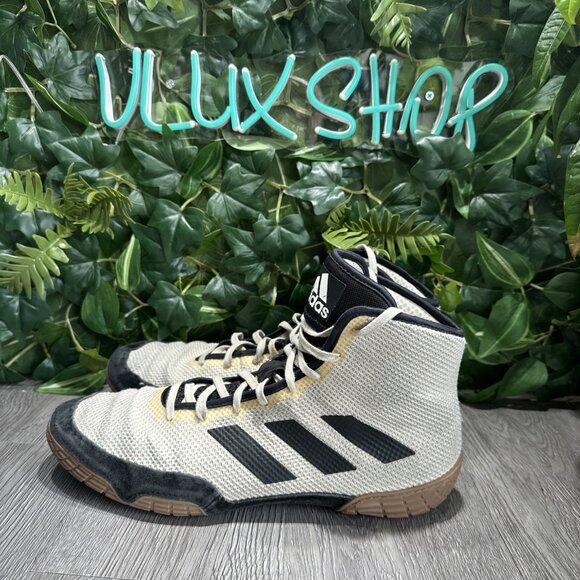 Adidas Tech Fall 2.0 Mens Size 12 White Ivory Black Athletic Wrestling Shoes main image 4